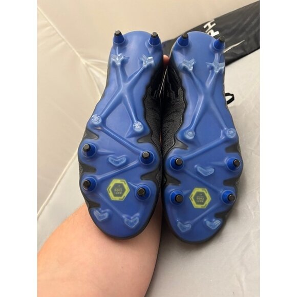 Nike phantom GX elite DF SG AC blue black soccer cleats size 6.5 DD9444 040 - Picture 6 of 6